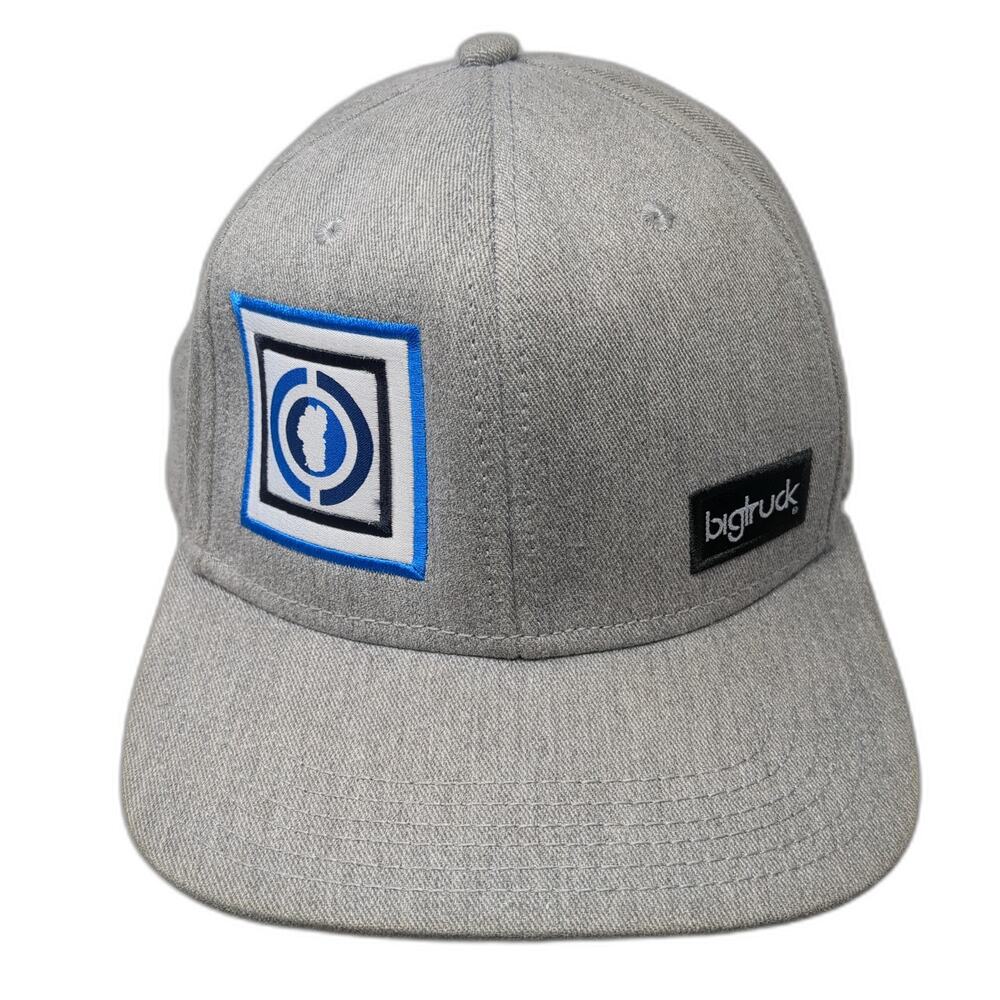 Bigtruck Snapback Cap Gray One Size Adjustable Embroidered 6 Panel